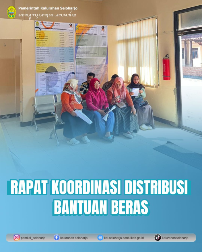 Rapat Koordinasi Distribusi Bantuan Beras