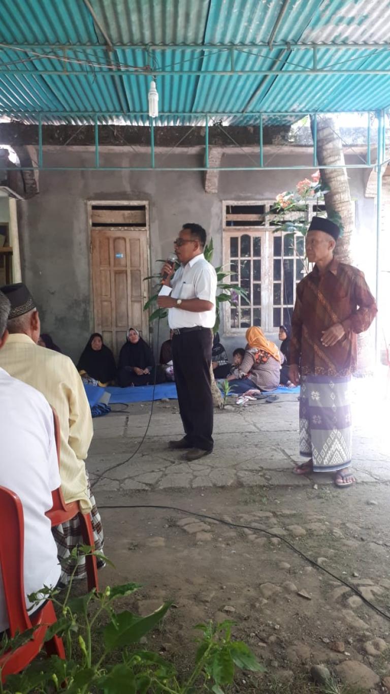 Penyerahan Akte Kematian Dusun Kalinampu