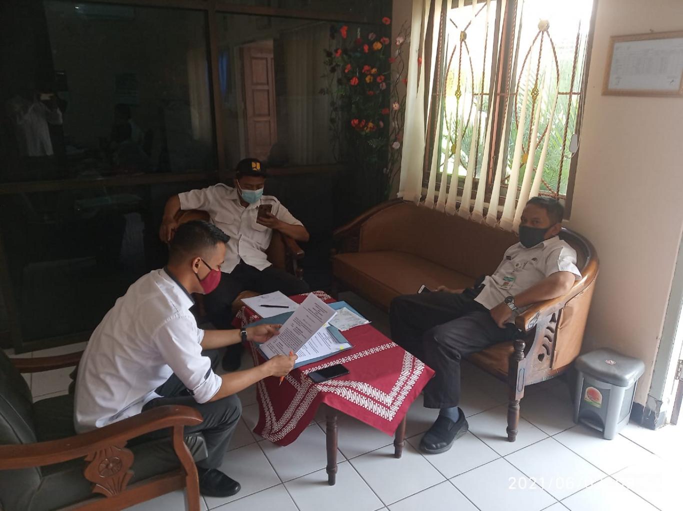 SURVEY LAPANGAN DARI DINAS PU BANTUAN IPAL 