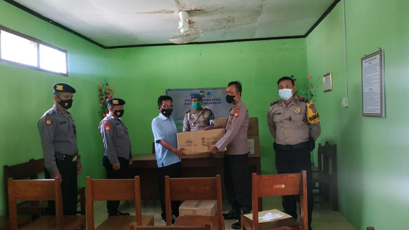 PENERIMAAN BANTUAN MASKER