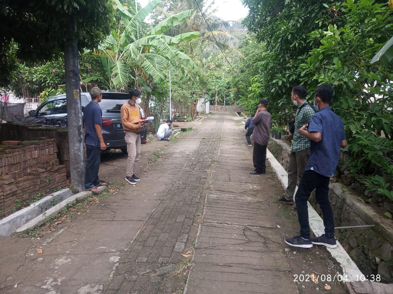 VERIFIKASI PENGASPALAN JALAN DAN COR BLOK