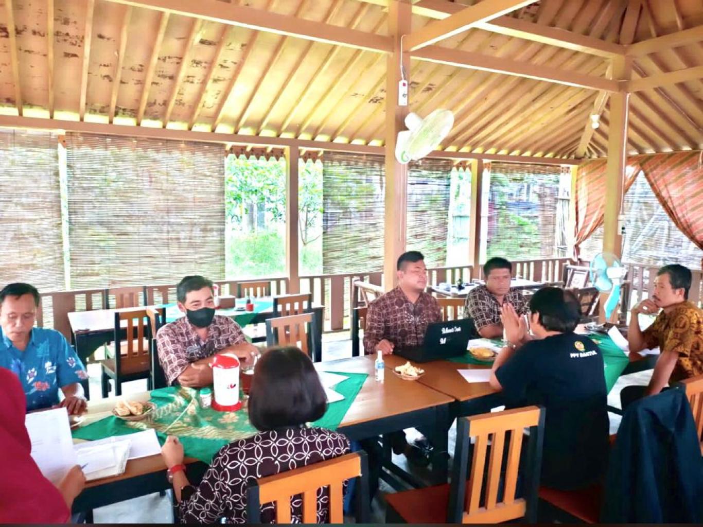 KOORDINASI DINAS KEBUDAYAAN BERSAMA PAGUYUBAN PANATACARA DAN PAMEDHARSADA SE KABUPATEN BANTUL