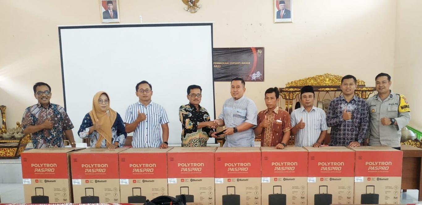 PEMERINTAH SELOHARJO MEMBERIKAN FASILITAS UNTUK MASYARAKAT DI TIAP PEDUKUHAN BERUPA SOUND SISTEM