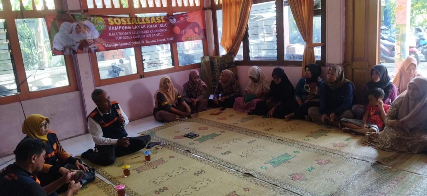 MENEGUHKAN KAMPUNG RAMAH ANAK, PEMERINTAH SELOHARJO ADAKAN SOSIALIASI