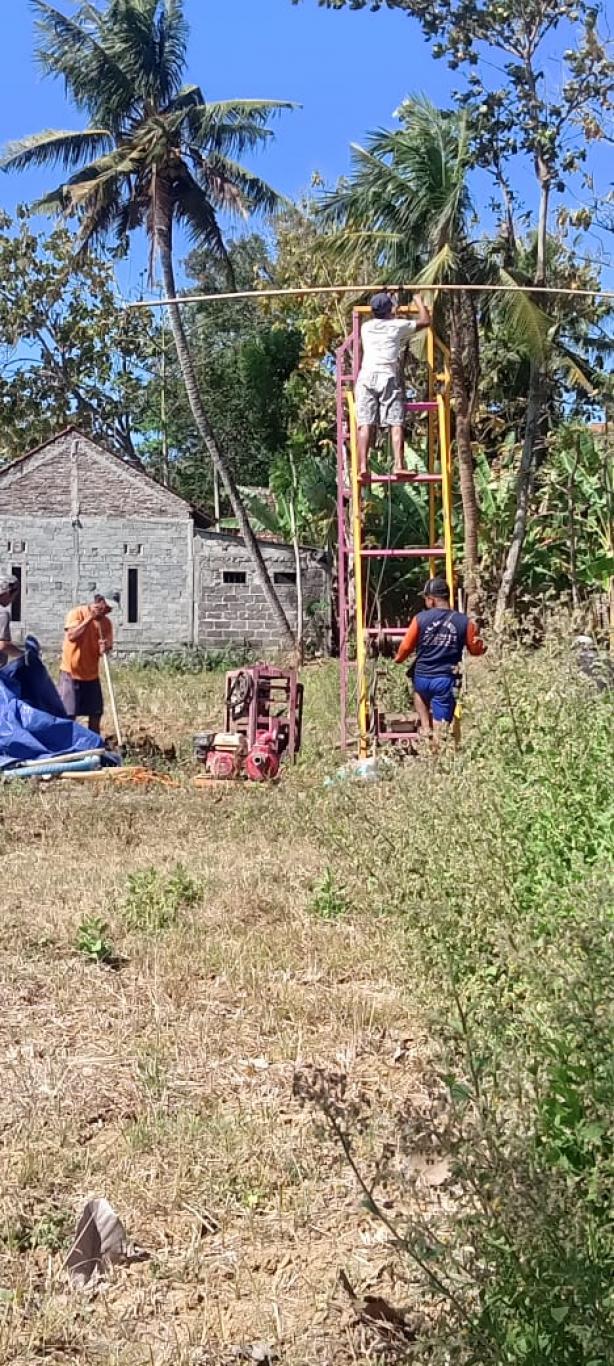 Persiapan Pembangunan Sumur Bor di Paukuhan Jelapan