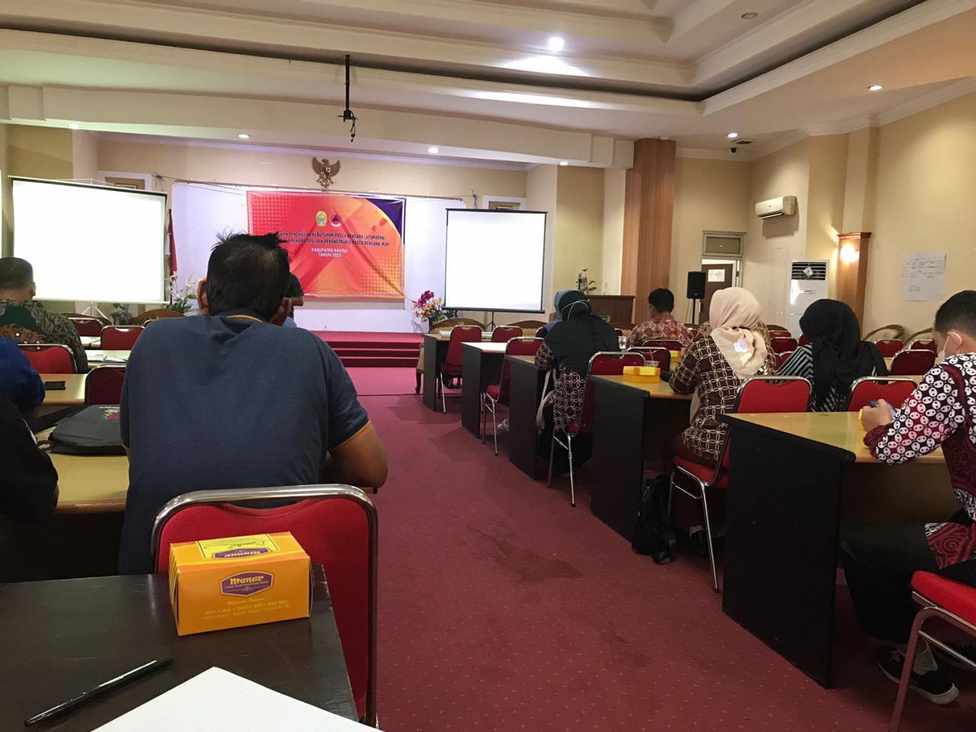 Pelatihan JITUPASNA dan R3P  di Aula Dinas Perpustakaan Bantul