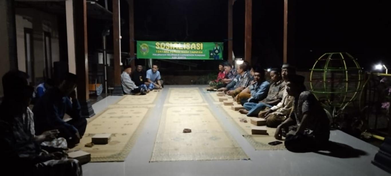 Warga Padukuhan Nambangan Ikuti Sosialisasi Pengelolaan Sampah
