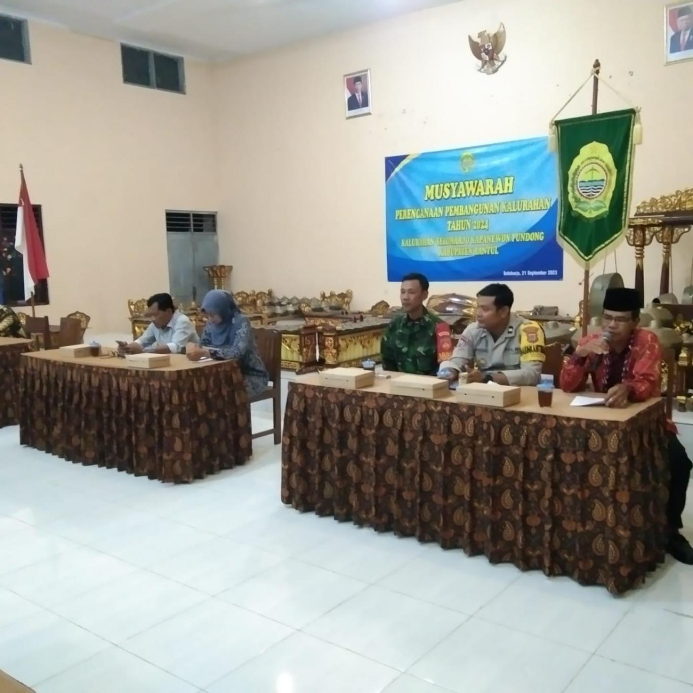 Musyawarah Perencanaan Pembangunan (MUSRENBANG) Kalurahan Tahun 2024 Kalurahan Seloharjo