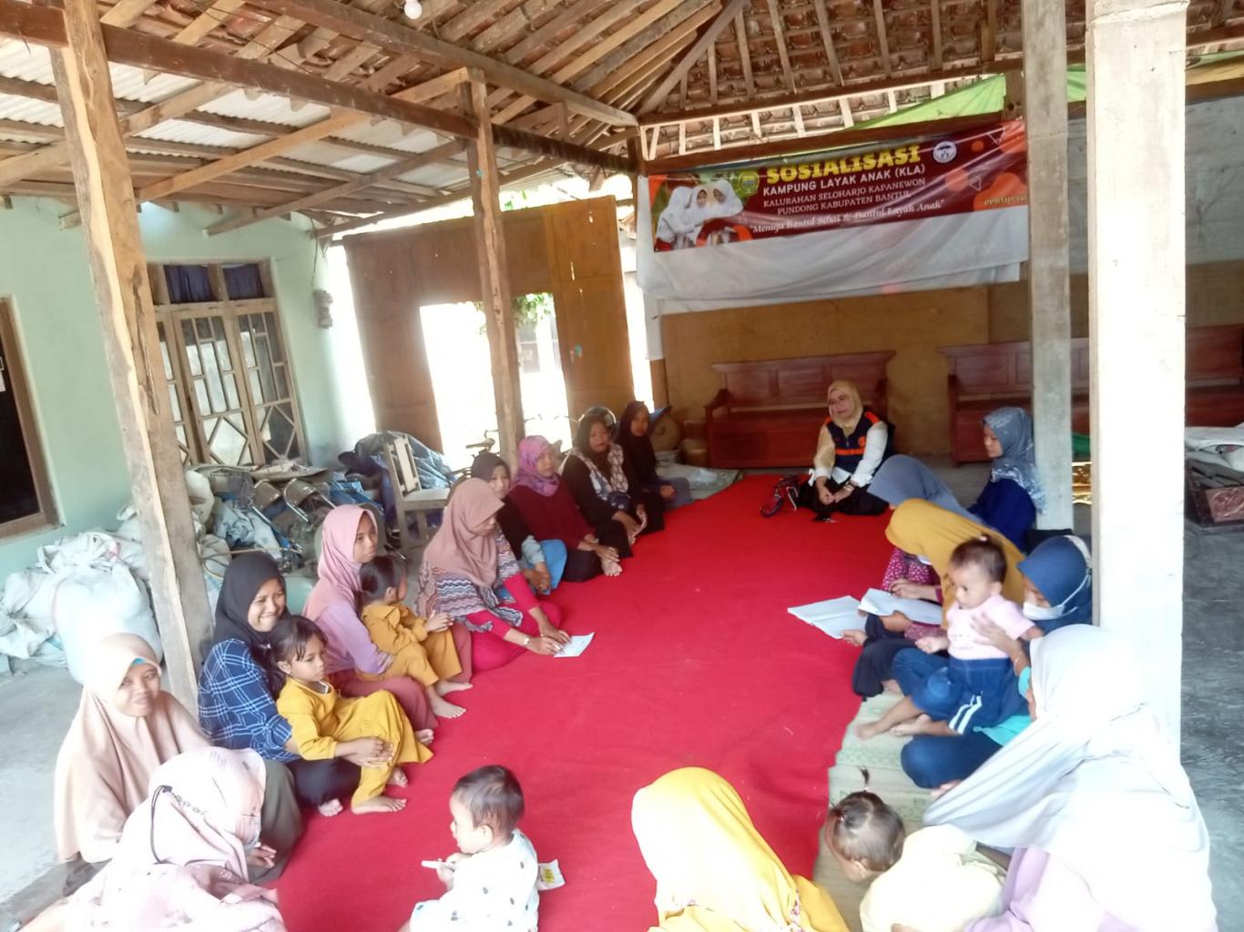 Sosialisasi Kampung Layak  Anak di Padukuhan Ngreco