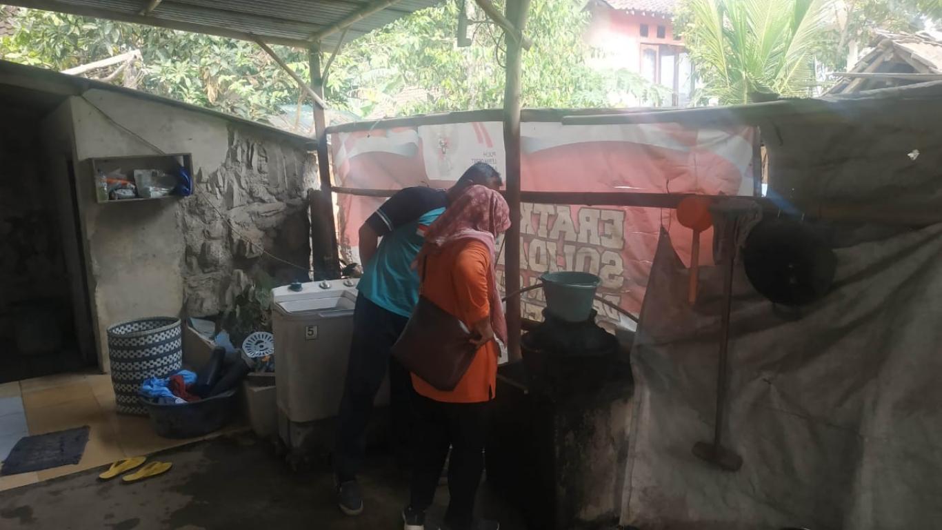 Kegiatan Pemberantasan Sarang Nyamuk (PSN) di Padukuhan Blali