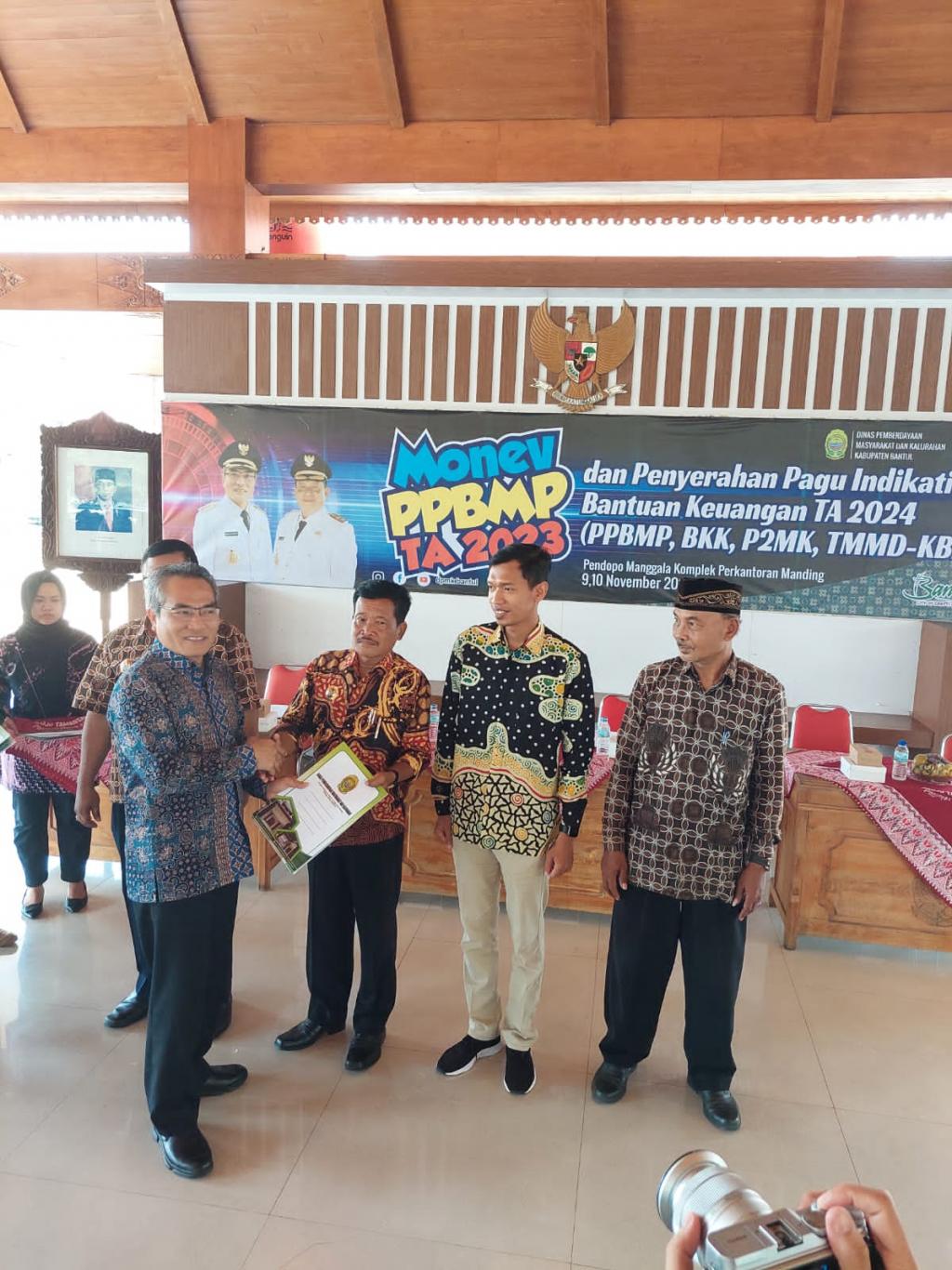 Pemerintah Kalurahan Seloharjo Menerima Program PPBMP dan BKK Tahun Anggaran 2024