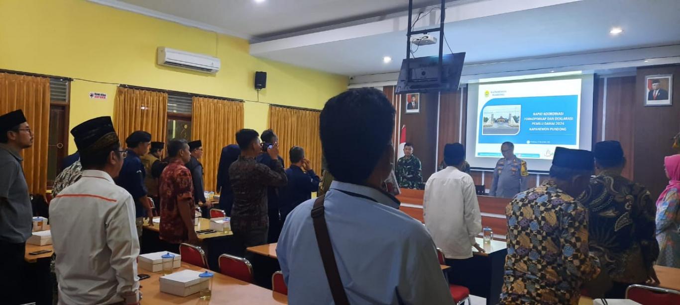Rapat Koordinasi dan Deklarasi Damai Pemilu