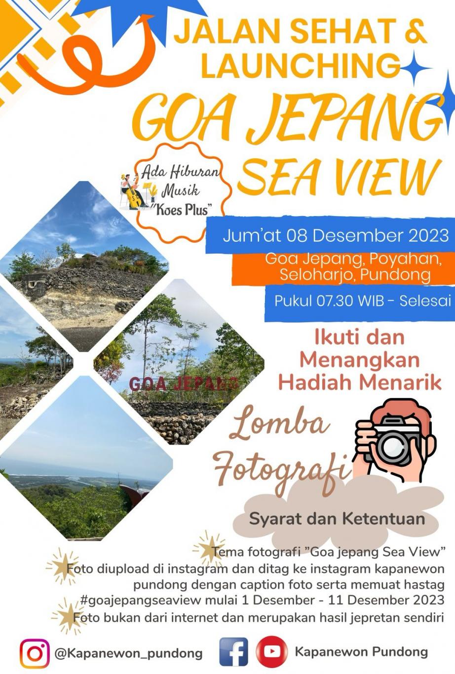 Ikuti Jalan Sehat dan Launcing Goa Jepang Sea View