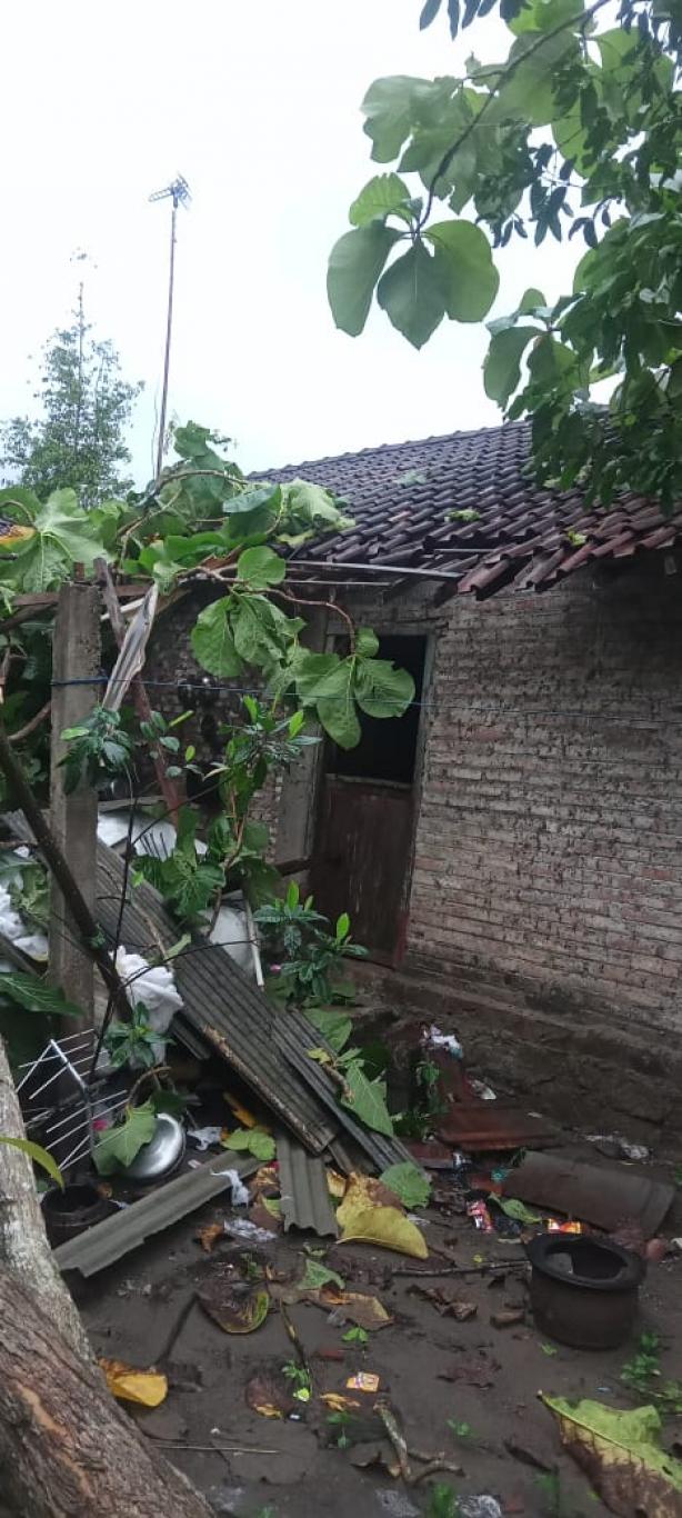 Bencana Angin Kencang disertai Hujan di Beberapa Wilayah Seloharjo