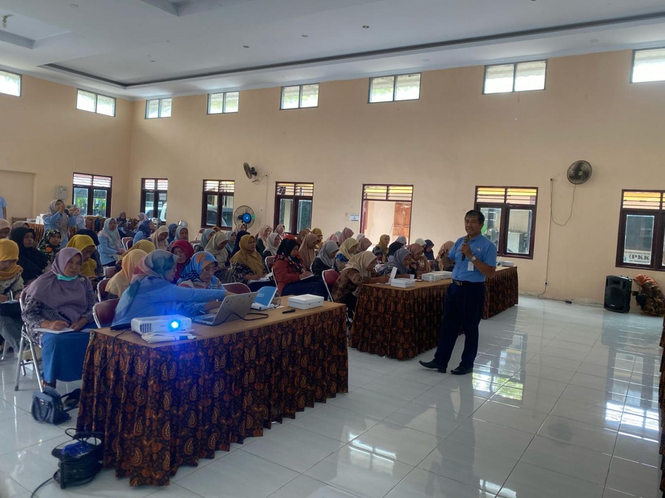 Pelatihan Kader Posyandu Seloharjo oleh Dinas Kesehatan Kabupaten Bantul Hari Pertama