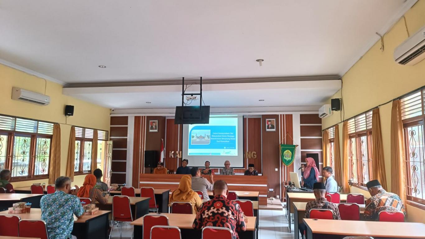 Forum Kewaspadaan Dini Masyarahat dalam Menjaga Ketentraman Menjelang Bulan Suci Ramadhan