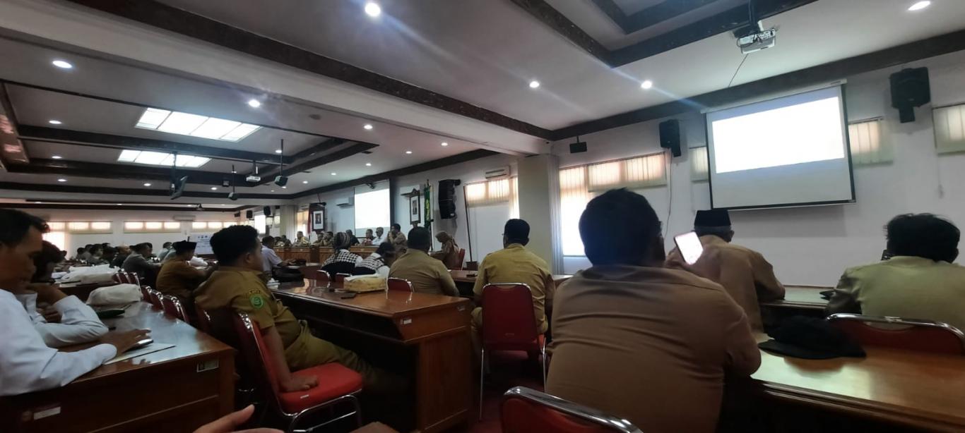 Rapat Koordinasi di Ruang Mandala Saba, Gedung Induk Lantai III Komplek Parasamya Bantul