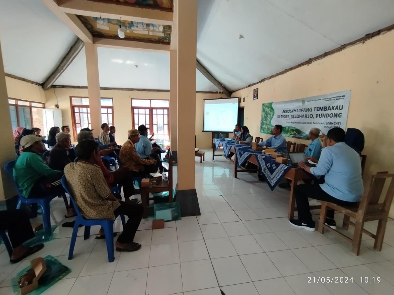 Sekolah Lapang Tembakau di Geger Seloharjo Pundong Bantul