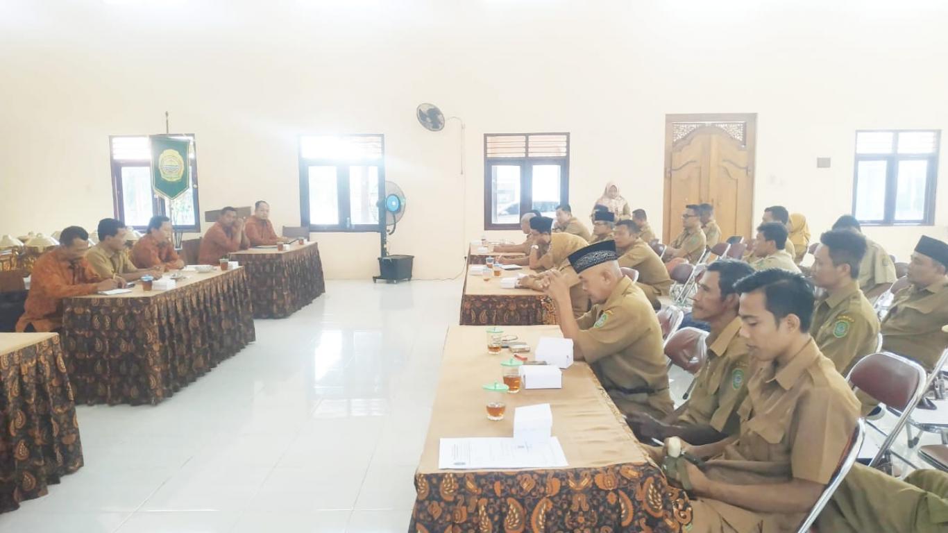 Koordinasi Pemerintah Kalurahan Bersama Bamuskal dan Dukuh se Kalurahan Seloharjo