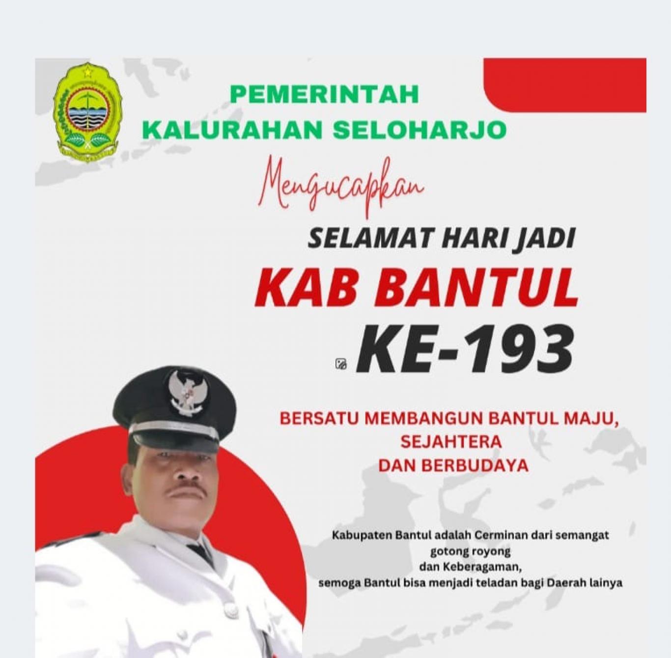 Selamat Hari Jadi Bantul  Ke-193 