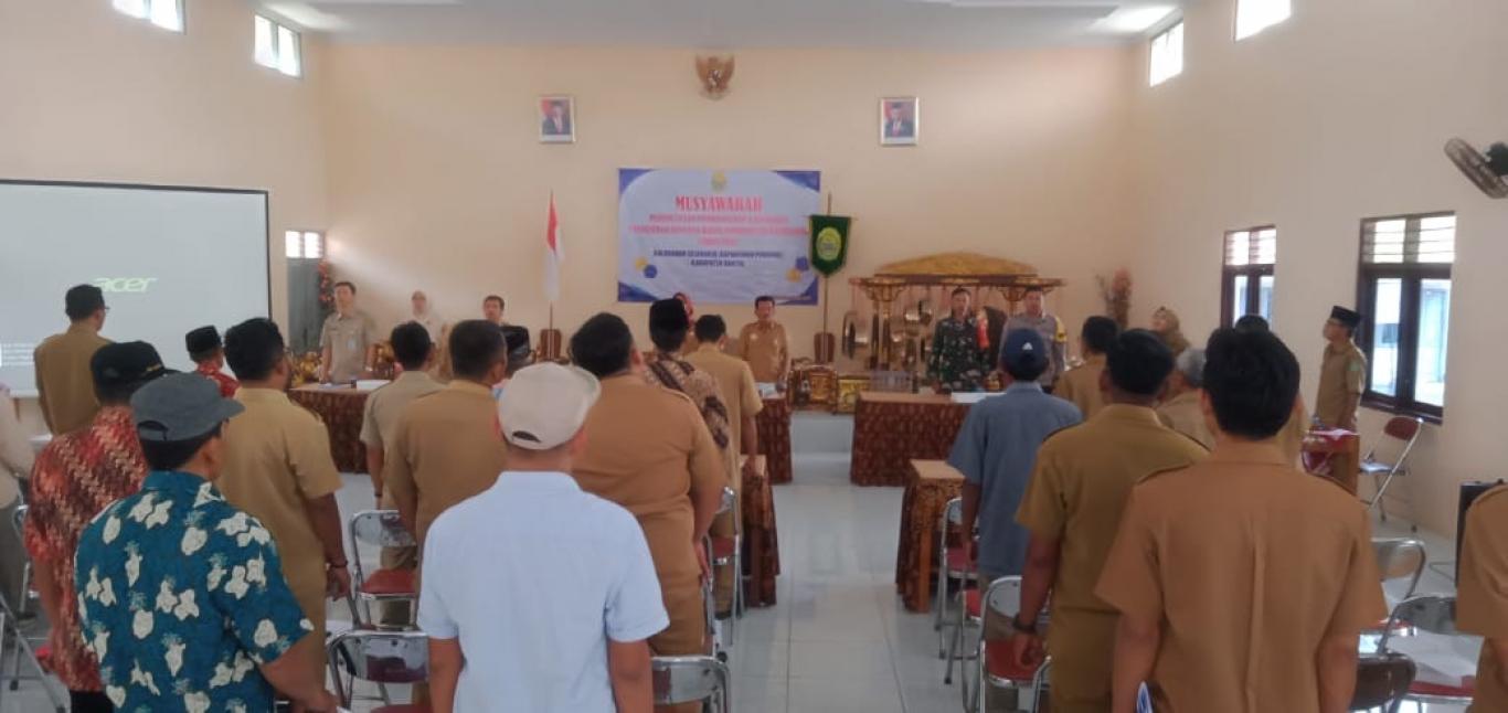 Musyawarah Perencanaan Pembangunan Kalurahan, Penyusunan Rencana Kerja Pemerintah Kalurahan Seloharj