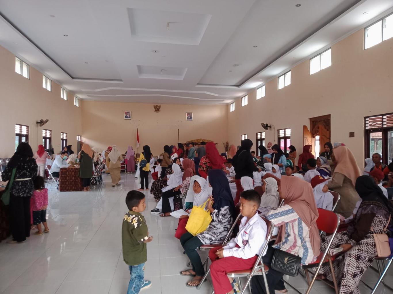 Imunisasi Pin Polio di Kalurahan Seloharjo (29 Juli 2024)