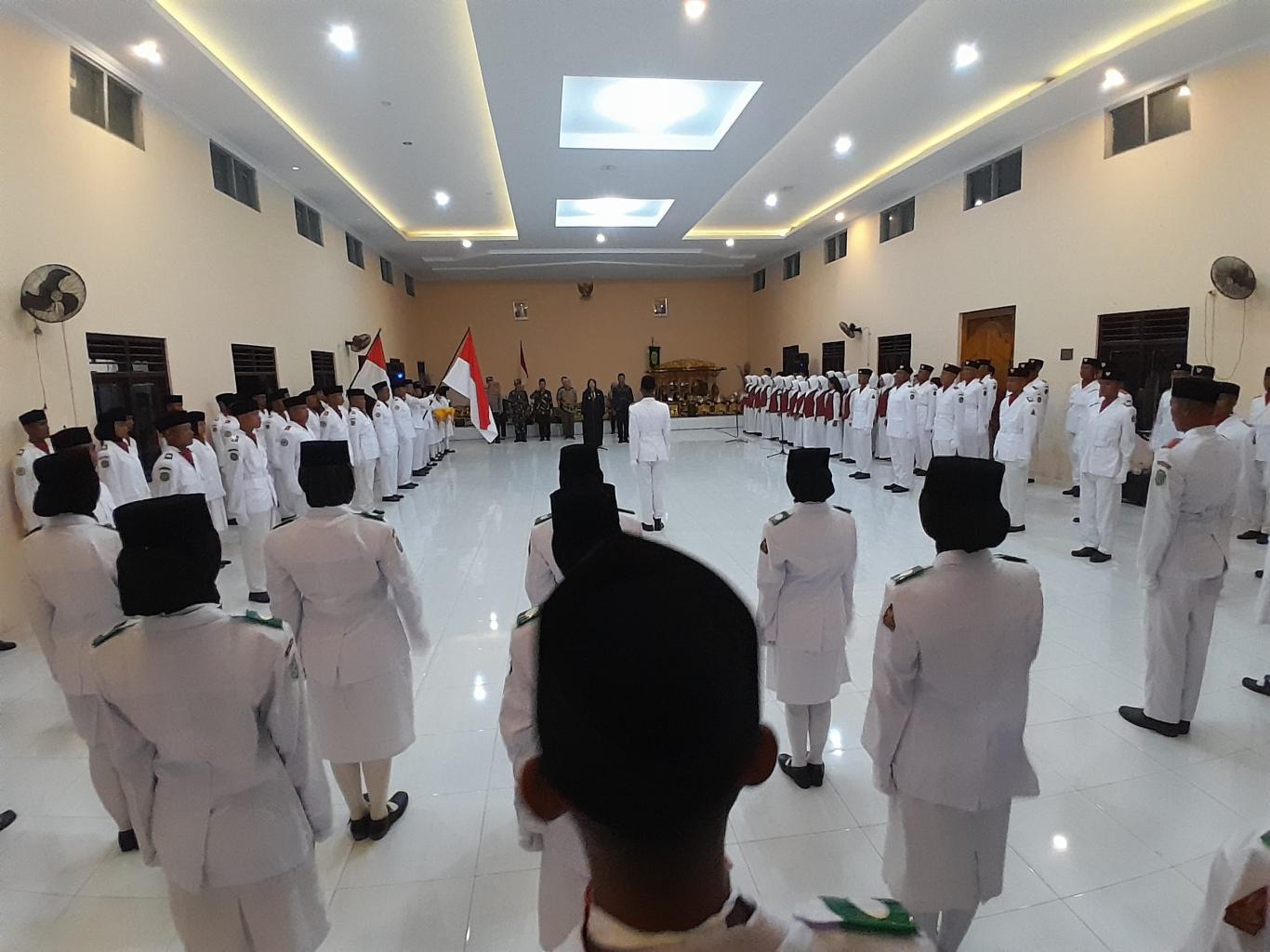 Pengukuhan Paskibra Kapanewon Pundong Tahun 2024