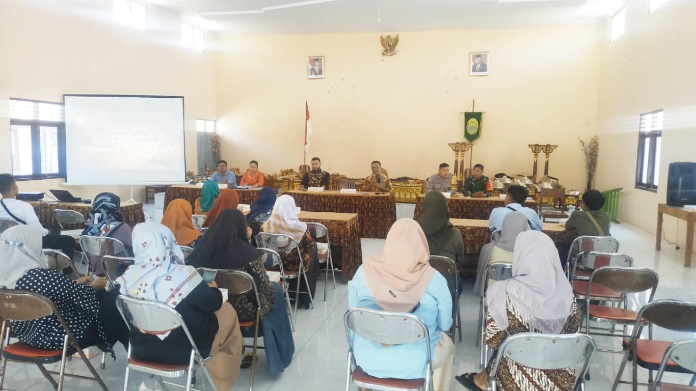 Sosialisasi Ketenaga Kerjaan Penyebarluasan Informasi Pasar Kerja