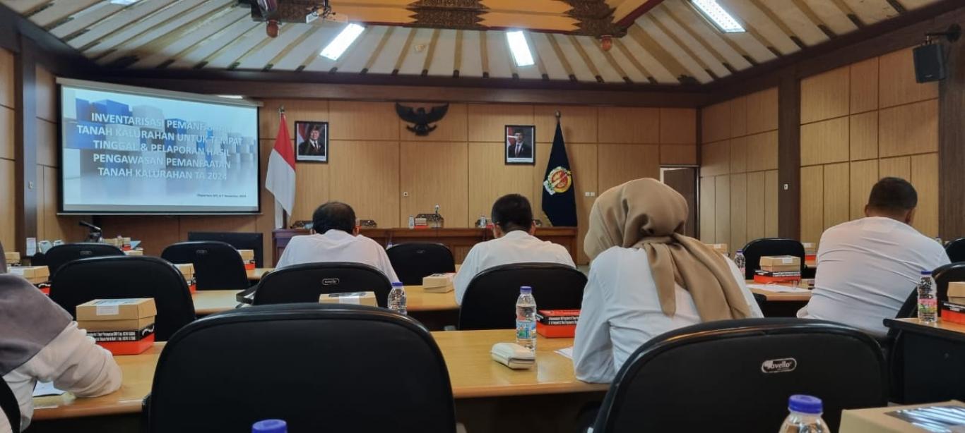 Koordinasi Inventarisasi Pemanfaatan Tanah Kalurahan untuk Tempat Tinggal