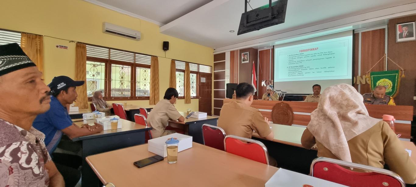 Rapat Persiapan dan Pembentukan Tim Monitoring Pemilihan Bupati dan Wakil Bupati Bantul Tahun 2024