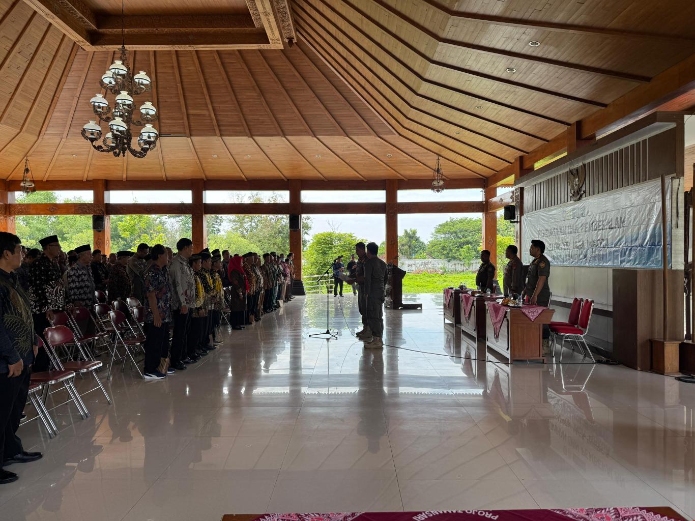 Pengukuhan dan Pembekalan Kelompok Jaga Warga oleh Bupati Bantul