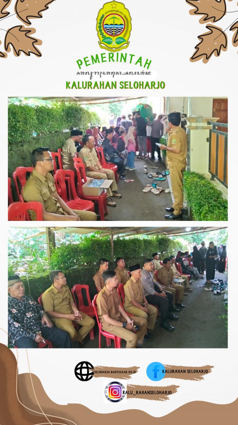 Berita lelayu Nyai. Utomo/ Wagiyem Warga Padukuhan Karangasem