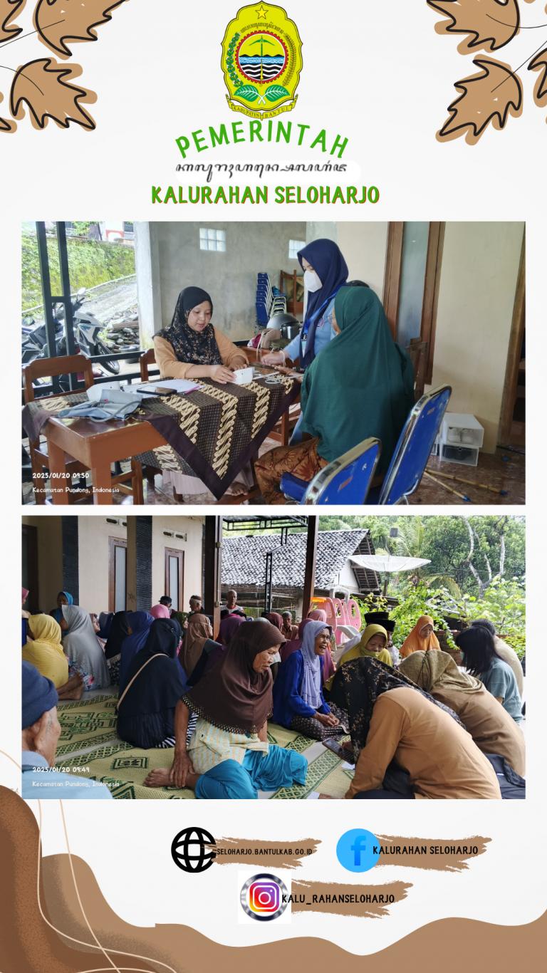 Posyandu Lansia di Padukuhan Nambangan