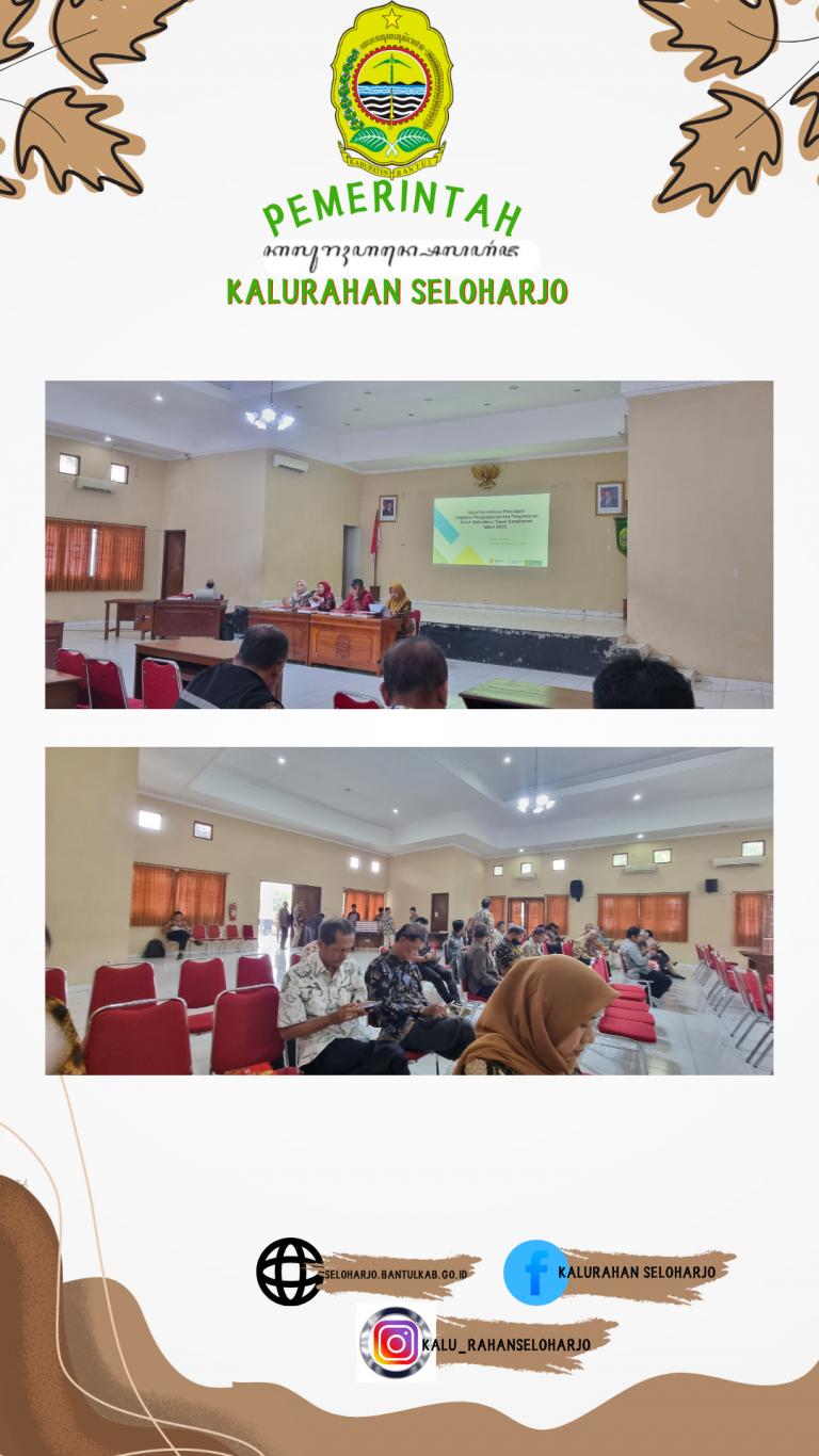 Rapat Koordinasi Persiapan Kegiatan Pengawasan Tanah Kalurahan di Kabupaten Bantul