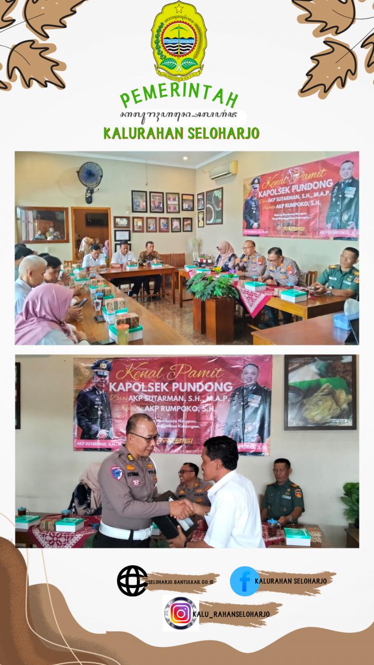 Kenal Pamit Kapolsek Pundong