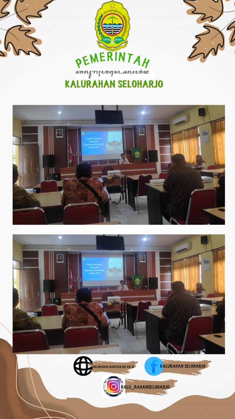 Rapat Koordinasi Posyandek Kapanewon Pundong Tahun 2025
