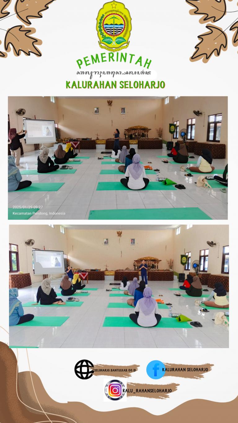 Senam Ibu Hamil Kalurahan Seloharjo