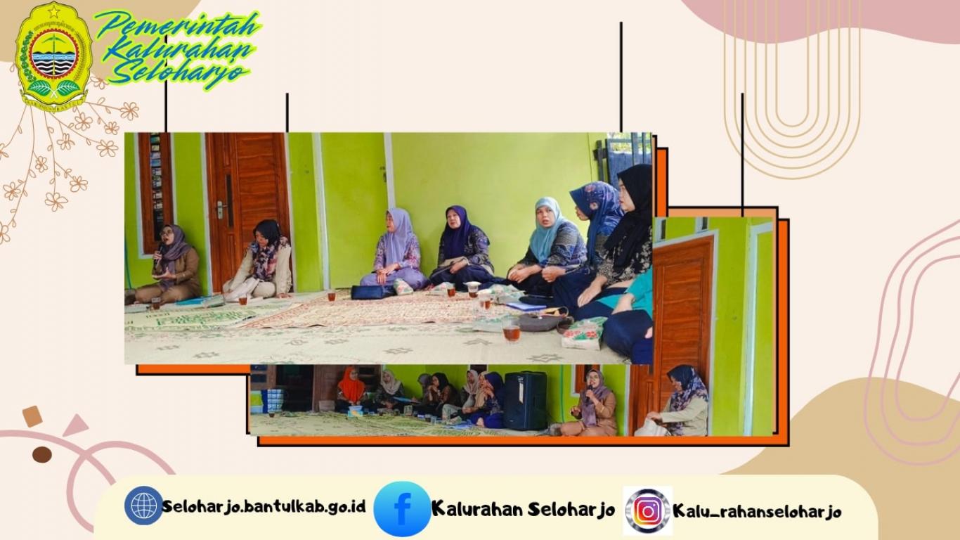 Pertemuan Rutin FK3S (Forum komunikasi kader kesehatan seloharjo) di Padukuhan Jelapan