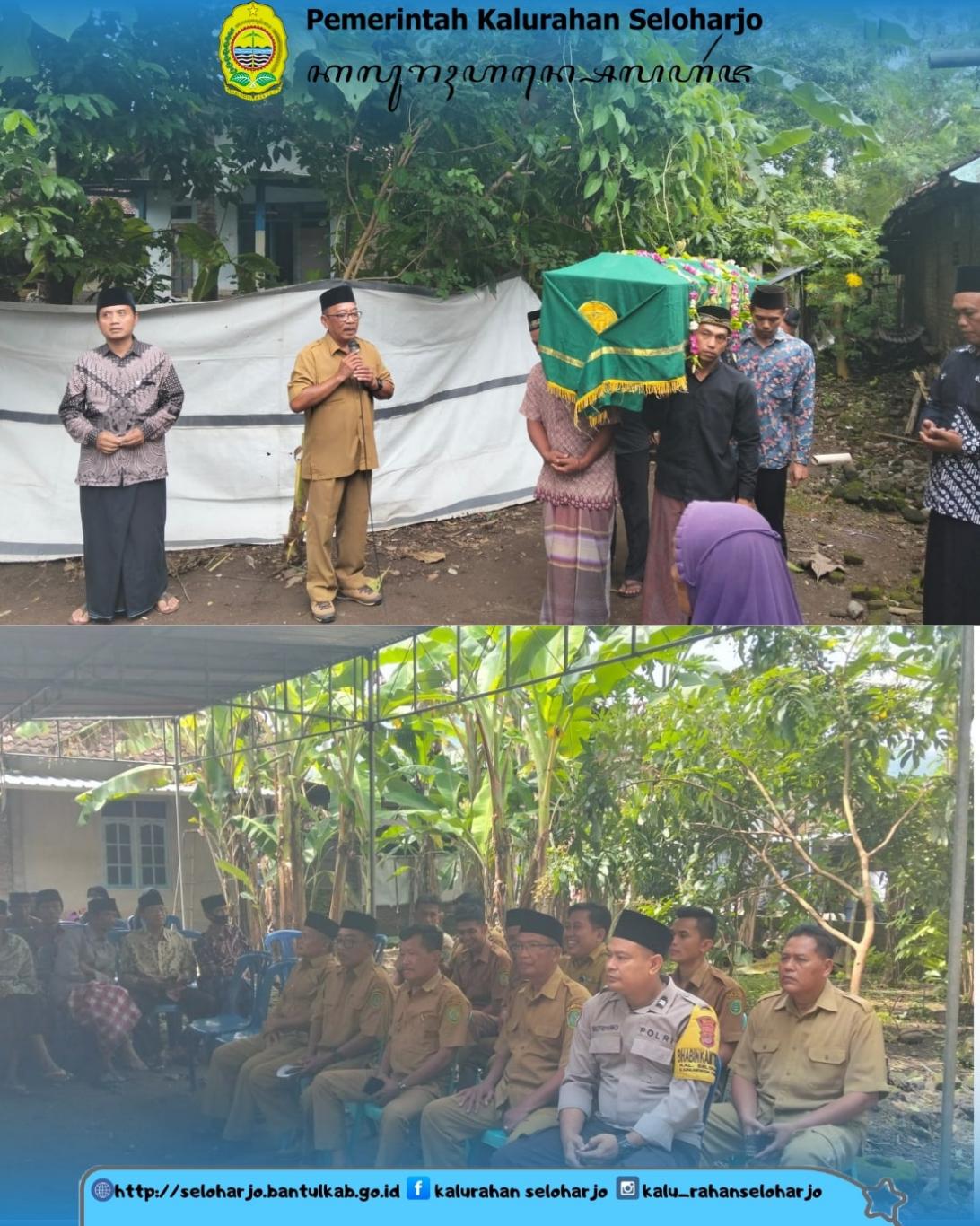 Aksi Simpati Pemerintah Kalurahan Seloharjo kepada Kyai Purwanto Warga Padukuhan Dukuh