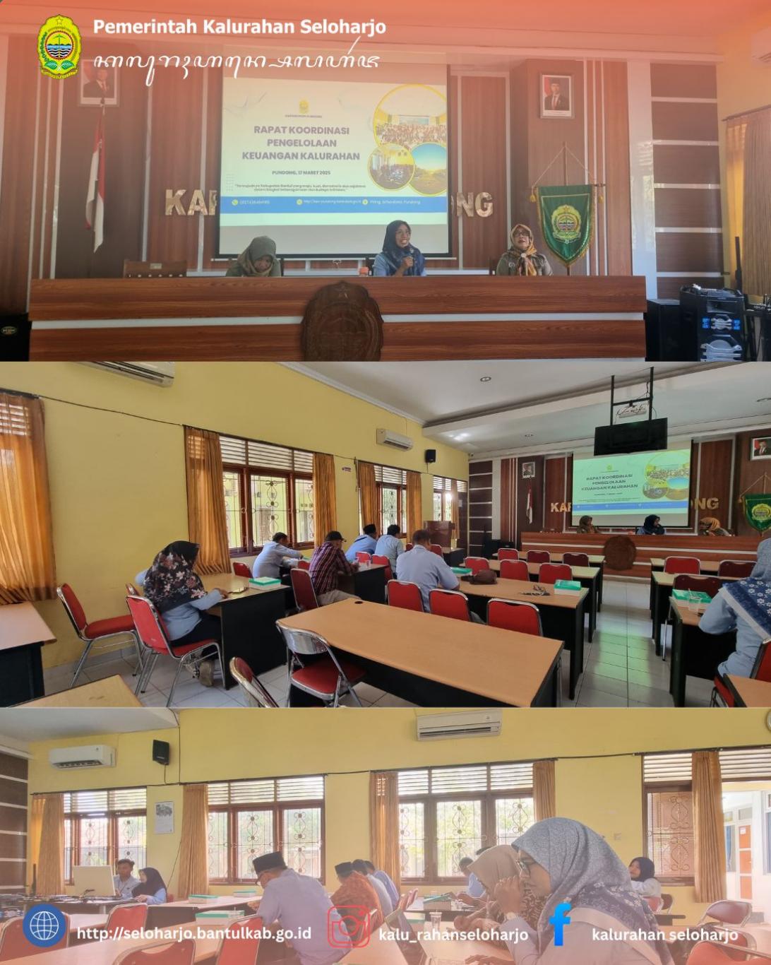 Rapat Koordinasi Pengelolaan Keuangan Kalurahan