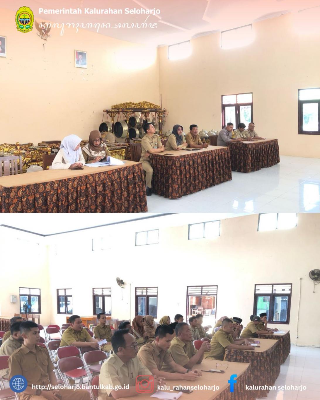 Koordinasi Rutin Pemerintah Kapanewon Pundong dan Pemerintah Kalurahan Seloharjo