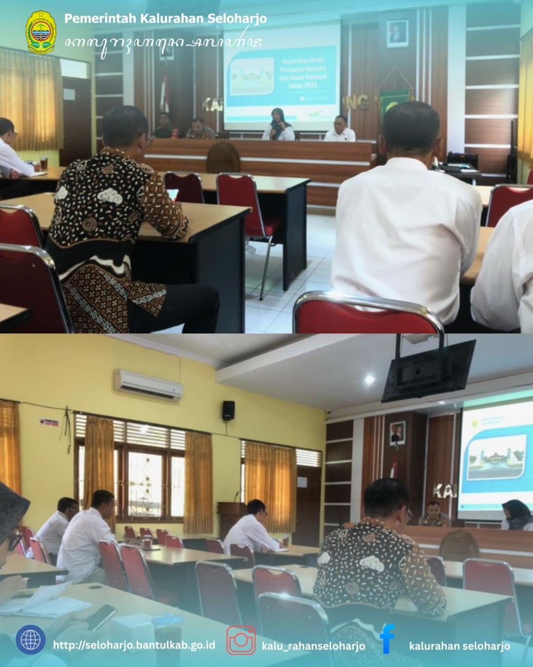 Rapat Koordinasi Persiapan Upacara Hari Besar Nasional Tahun 2025