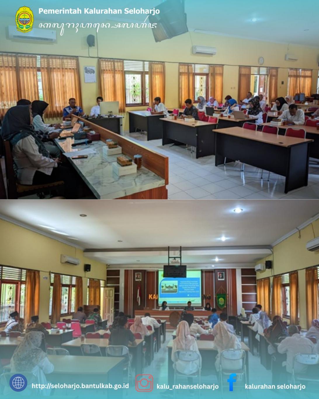 Rapat Koordinasi Pendataan Sosial Ekonomi Menggunakan Aplikasi Sistem Pendataan Desa Terpadu Cinta S