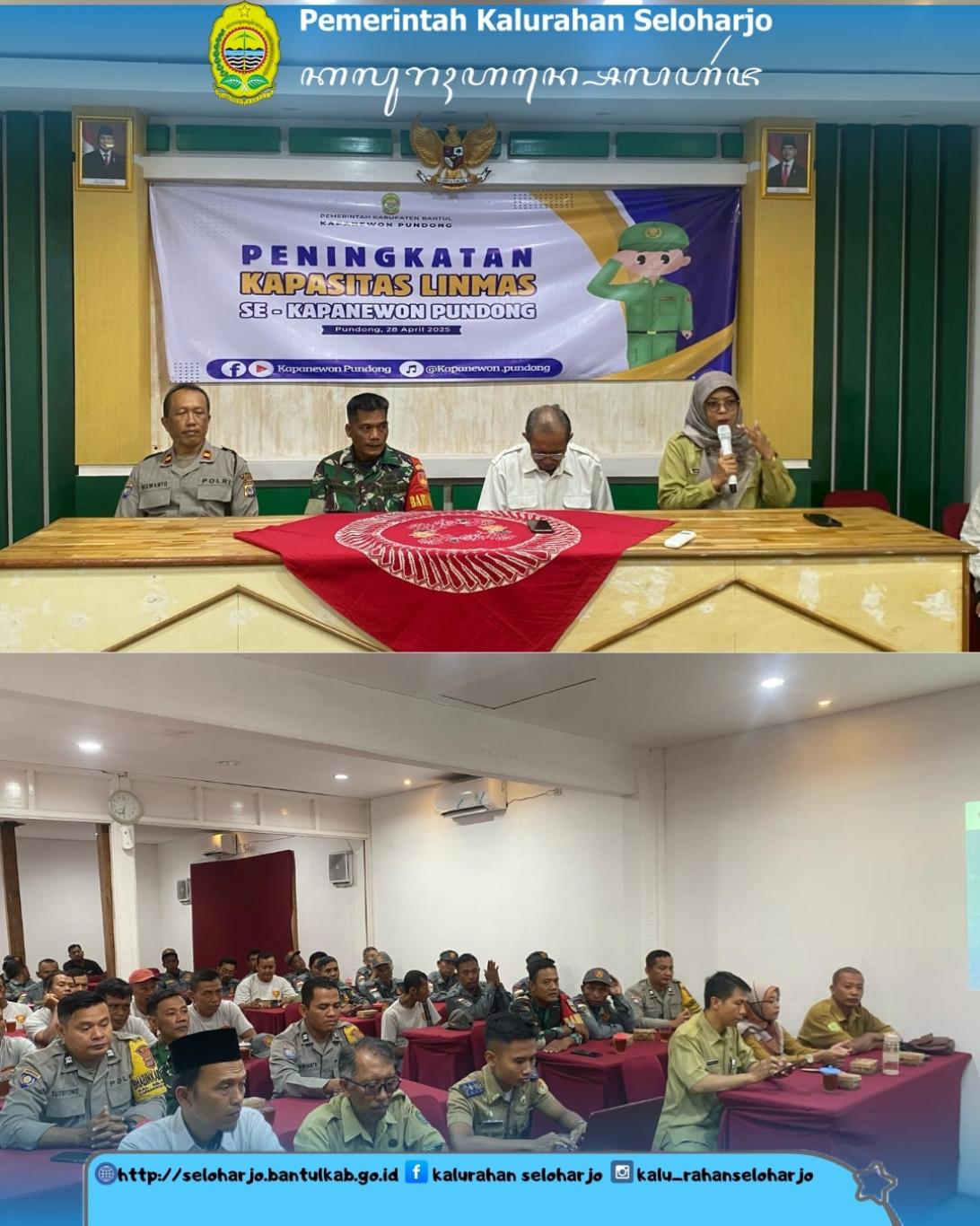 Peningkatan Kapasitas Linmas se Kapanewon Pundong