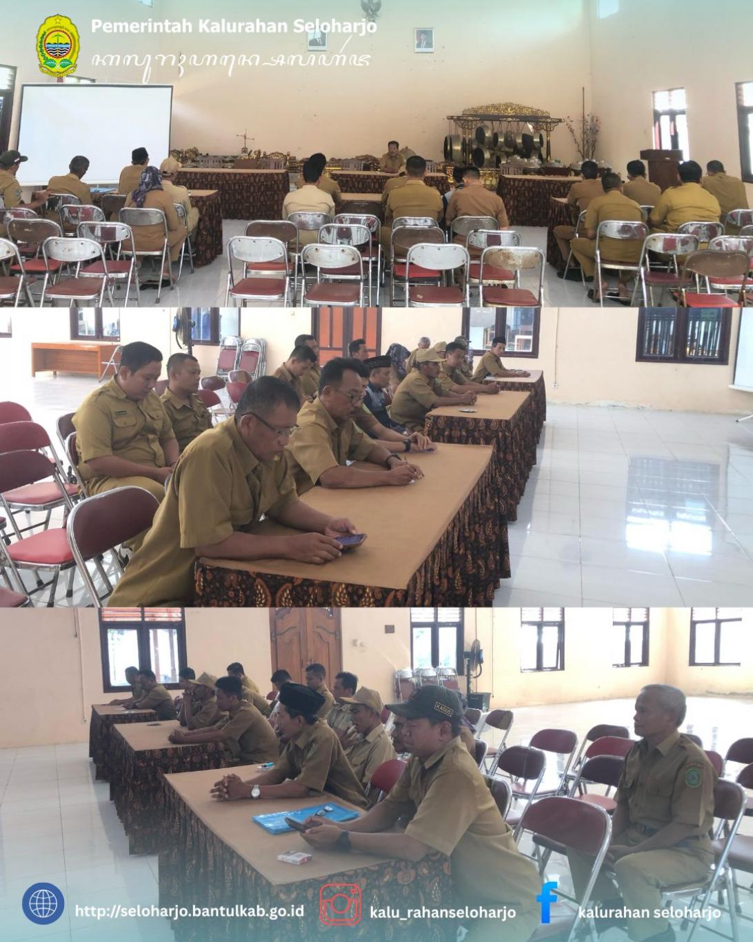 Koordinasi Rutin Pamong Kalurahan Seloharjo