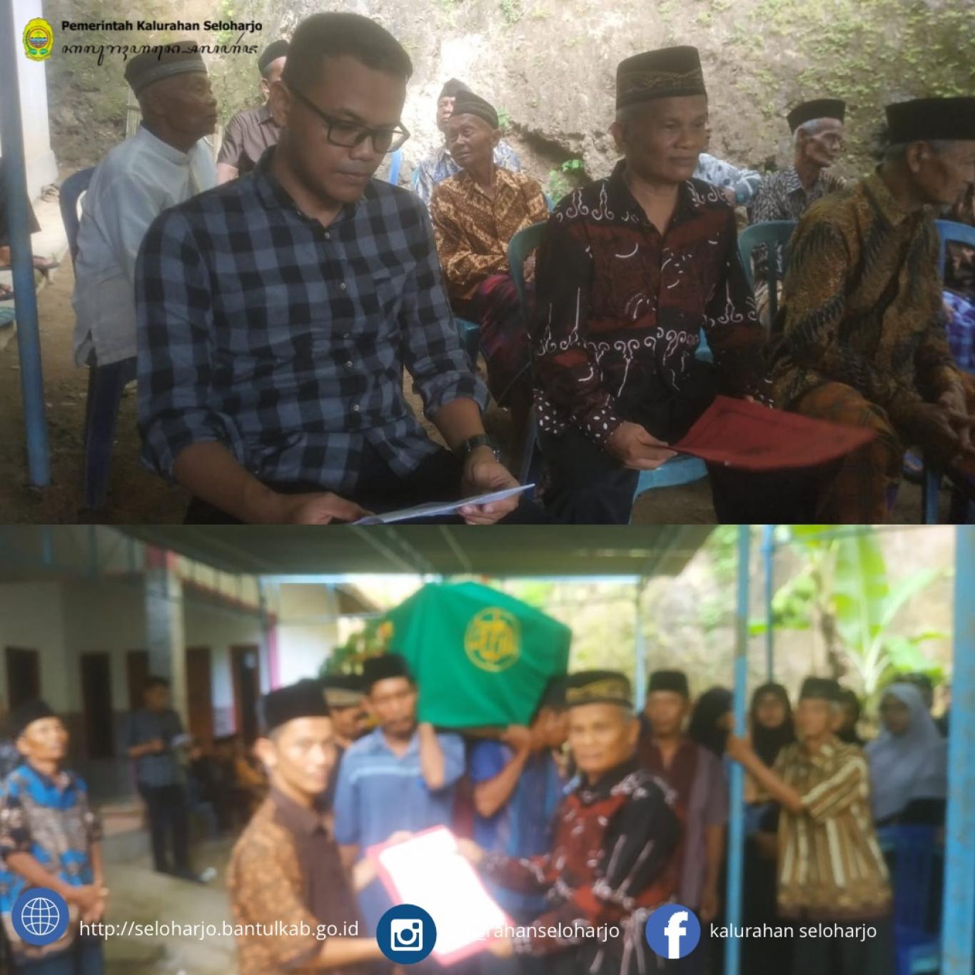 Aksi Simpati Pemerintah Kalurahan Seloharjo Kepada Nyai Sukilah Warga Padukuhan Ngreco
