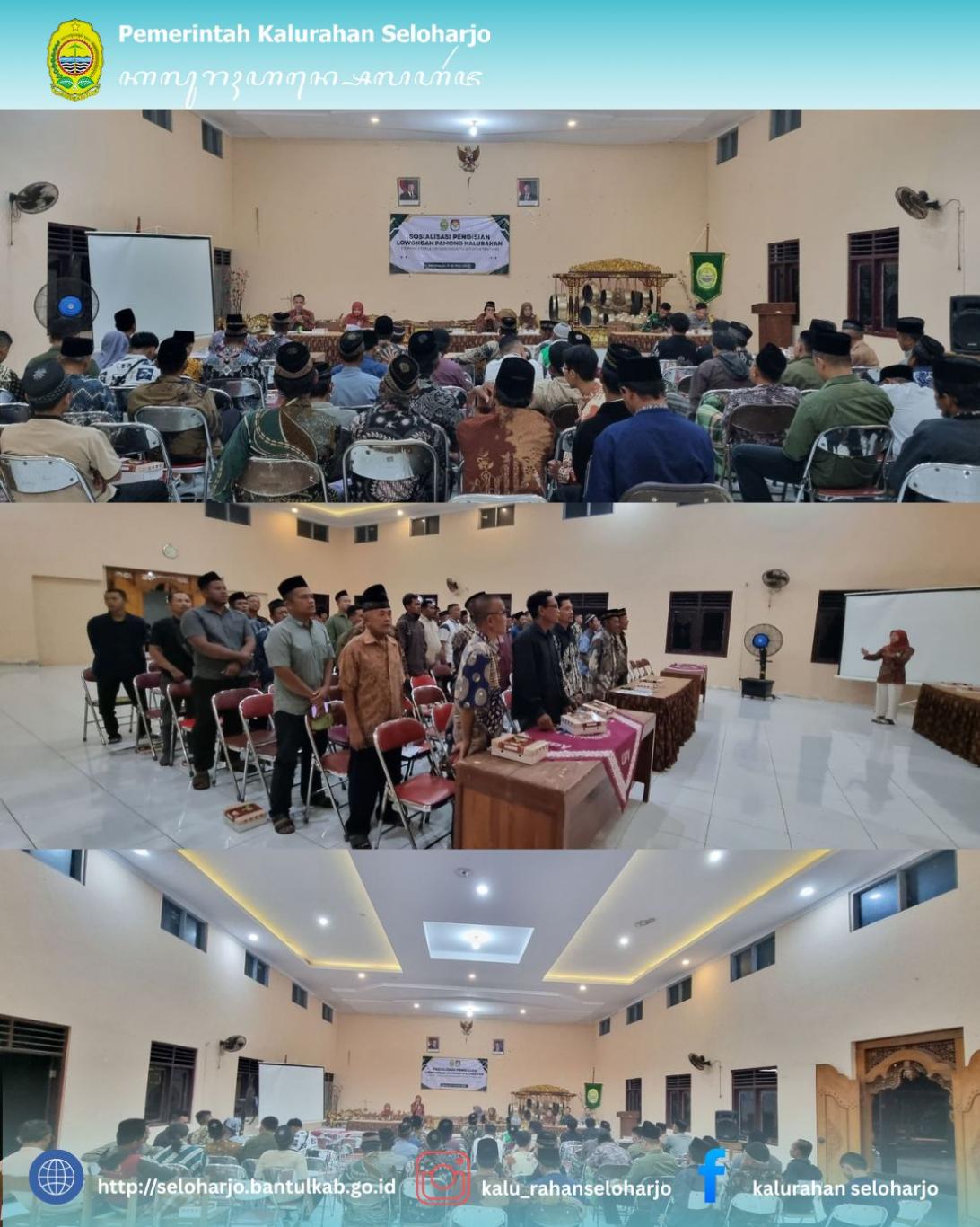Sosialisasi Lowongan Pamong Kalurahan ( Kepala Urusan Danarta dan Dukuh Pentung )