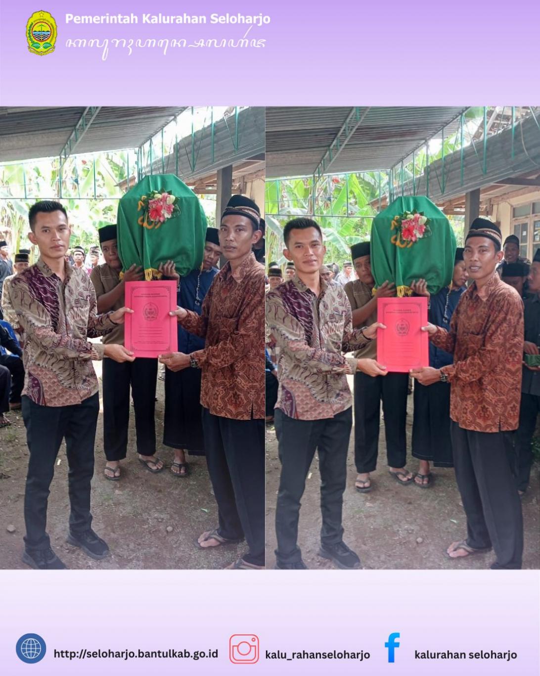 Aksi Simpati Pemerintah Kalurahan Seloharjo Kepada Kyai Parjimin Warga Padukuhan Kalinampu