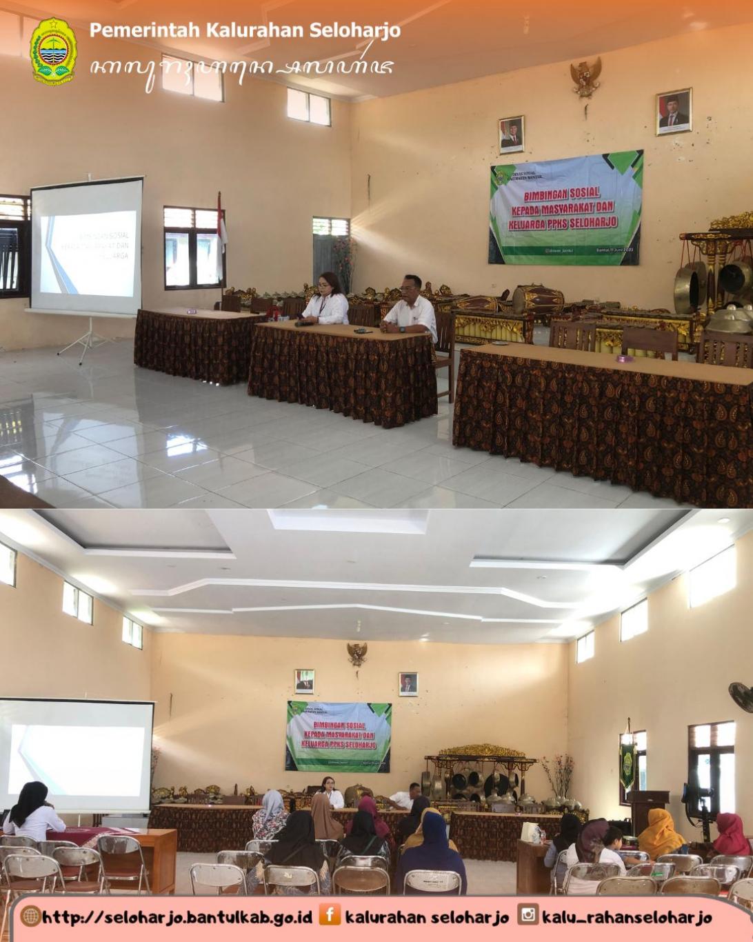 Bimbingan Sosial Kepada Masyarakat dan Keluarga PPKS Seloharjo