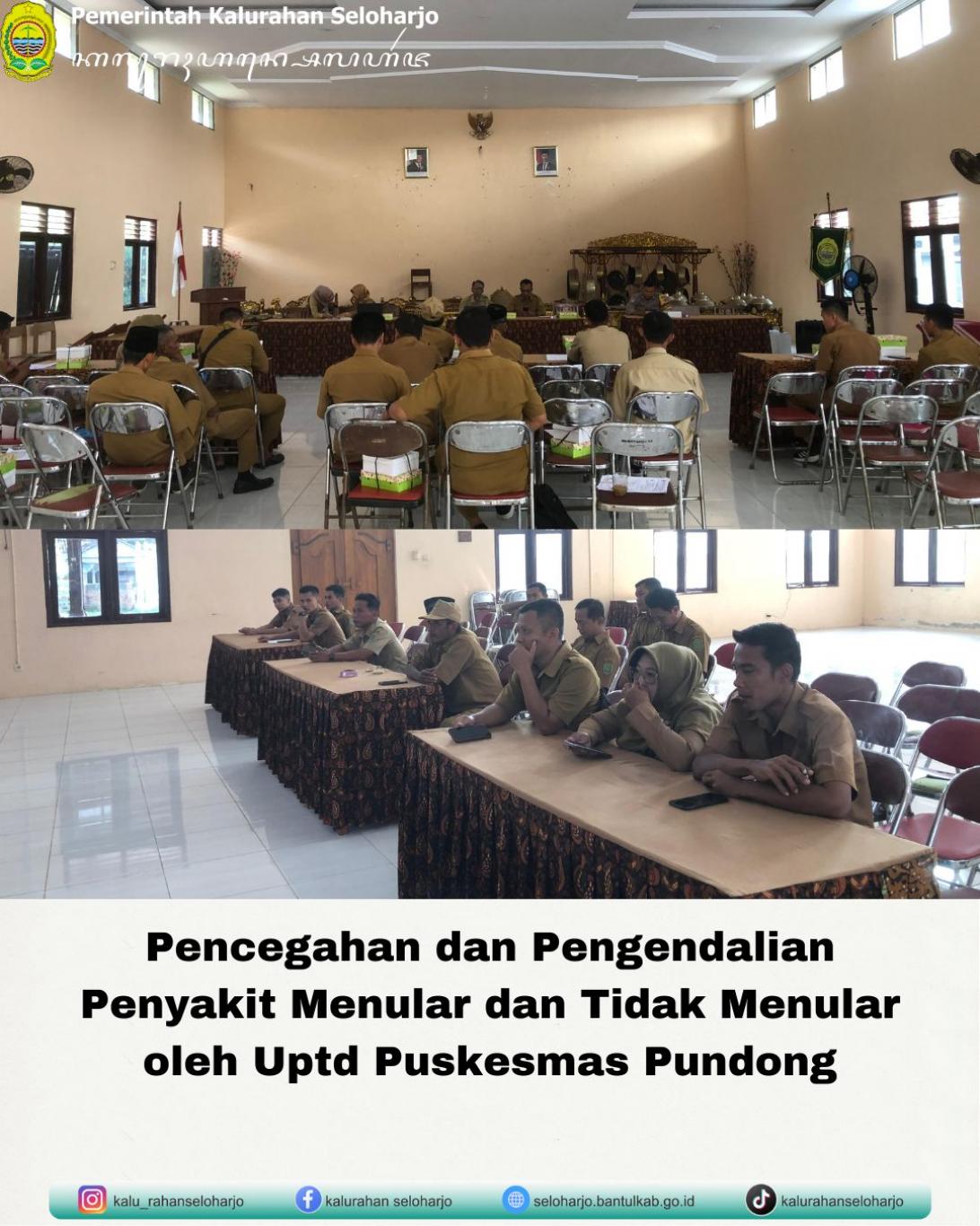 Pencegahan dan Pengendalian Penyakit Menular dan Tidak Menular oleh Uptd Puskesmas Pundong
